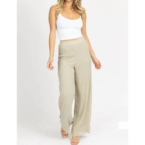NEW EMORY PARK wide leg high rise pants in sage
